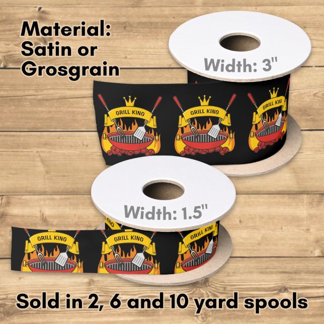 Grill King Satin Ribbon (Creator Uploaded)