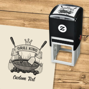 Grill King Self-inking Stamp