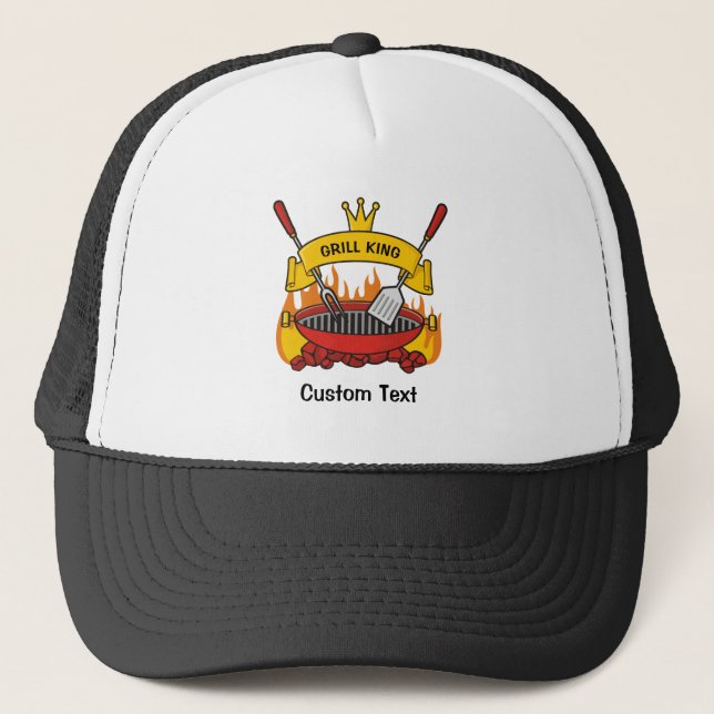 Grill King Trucker Hat (Front)