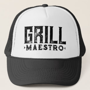 Grill Maestro trucker hat for expert BBQ chef