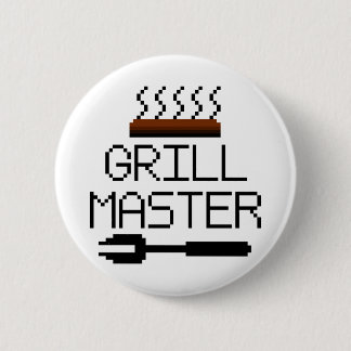 GRILL MASTER 6 CM ROUND BADGE