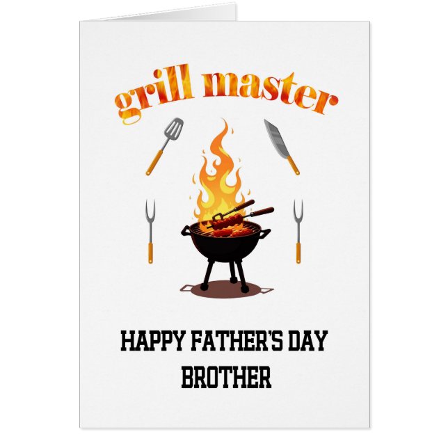 Grill Master Brother Fathers Day  (Front)