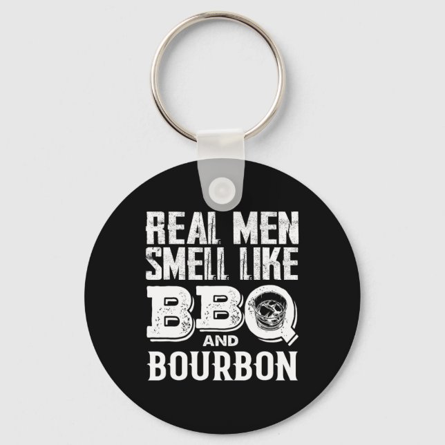 Grill Master Chef Grilling Barbecue Lover Bbq And  Key Ring (Front)