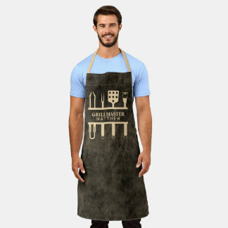 Grill master classic barbeque tools custom name apron