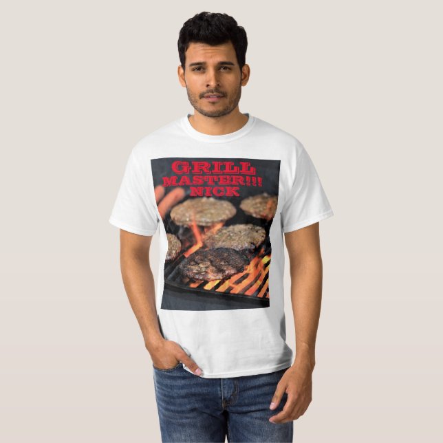 Grill Master Cook Out T-Shirt (Front Full)