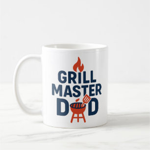 Grill Master Dad BBQ Father's Day Gift Coffee Mug