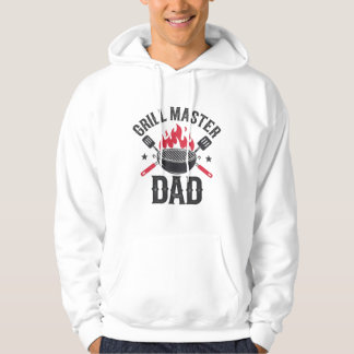 Grill Master Dad – Funny BBQ Father's Day Gift Hoodie