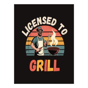 Grill Master Dad Photo Print