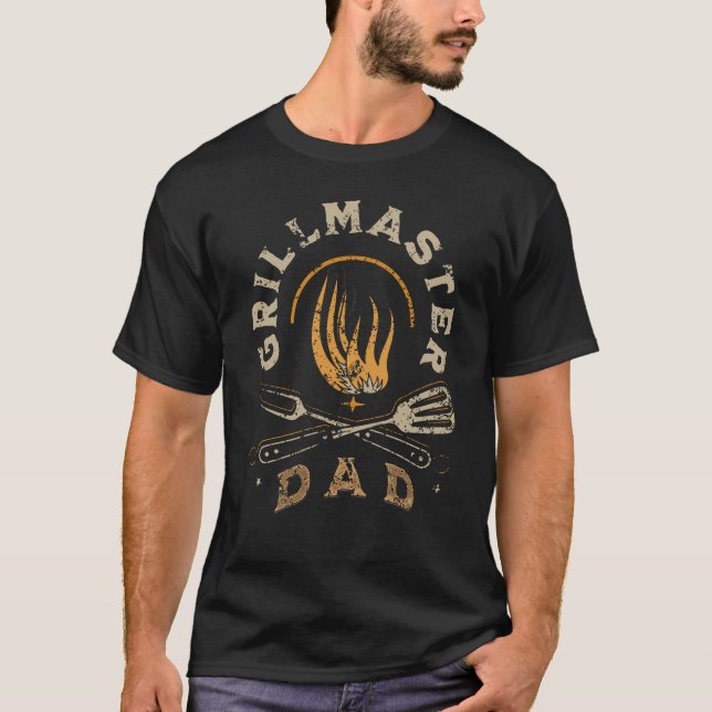 Grill Master Dad T-Shirt (Front)