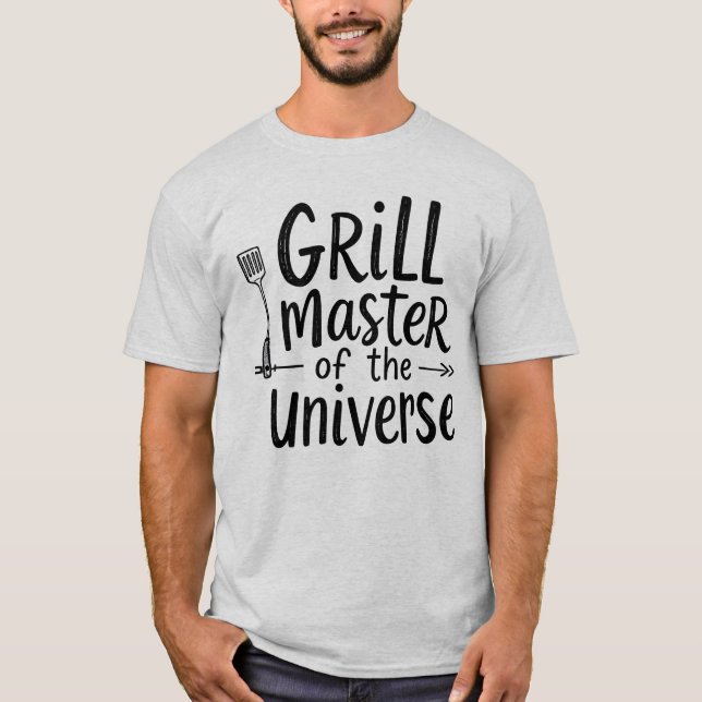 Grill Master - Funny Backyard Barbecue T-Shirt (Front)