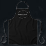 Grill Master GRANDPA Since Personalised Year Apron<br><div class="desc">Elevate Grandpa's grilling experience with our "Grill Master" Grandpa Customisable Apron. This apron is not just a practical accessory; it's a personalised and stylish tribute to the master of the grill in your family. The modern design with a retro feel adds a touch of nostalgia to the apron. Featuring the...</div>