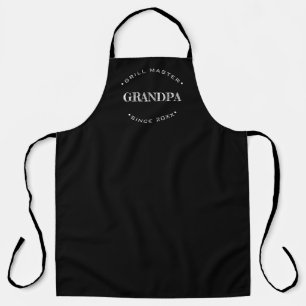 Grill Master GRANDPA Since Personalised Year Apron