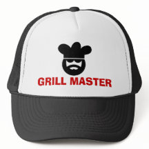 Grill master hat for BBQ lovers
