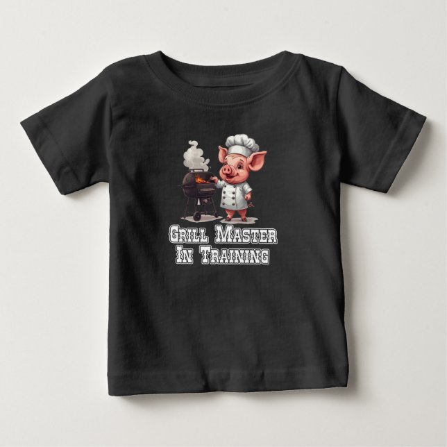 Grill Master In Training  Baby T-Shirt (Front)