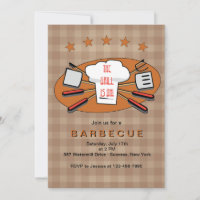 Grill Master Invitation