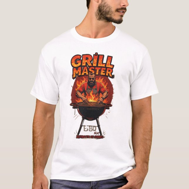 Grill Master – Legend at the BBQ T-Shirt (Front)