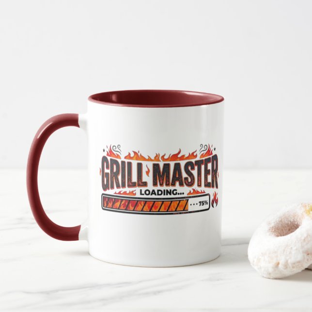 Grill Master Loading Mug (With Donut)