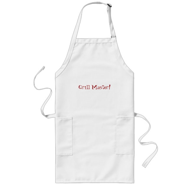 Grill Master! Long Apron (Front)