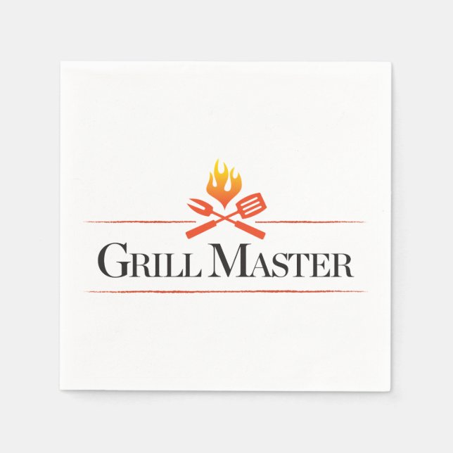 Grill Master Napkin (Front)