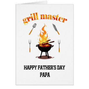 Grill Master Papa Fathers Day