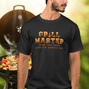 GRILL MASTER Personalised BBQ T-Shirt