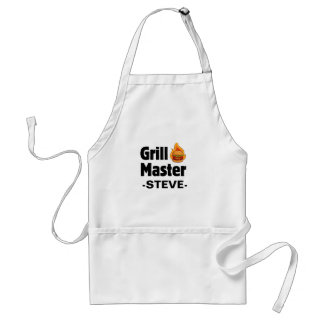 Grill Master Personalised Name Apron For Men