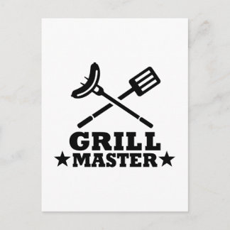 Grill Master Postcard