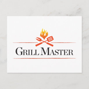 Grill Master Postcard