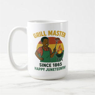 Grill Master Since 1865 Juneteenth Day Coffee Mug