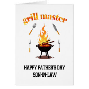 Grill Master Son In Law Fathers Day 