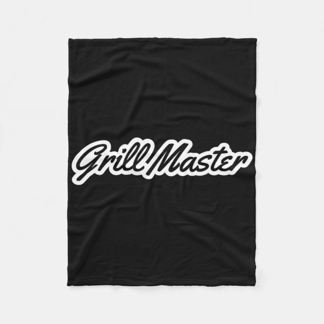 Grill Master T Shirt  Fleece Blanket (Front)