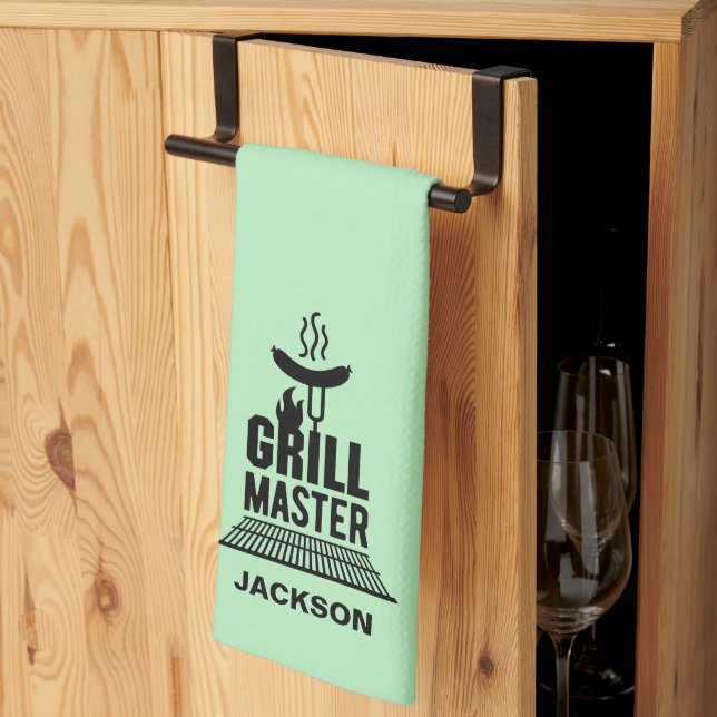 Grill Master Tea Towel (Thirds Fold)