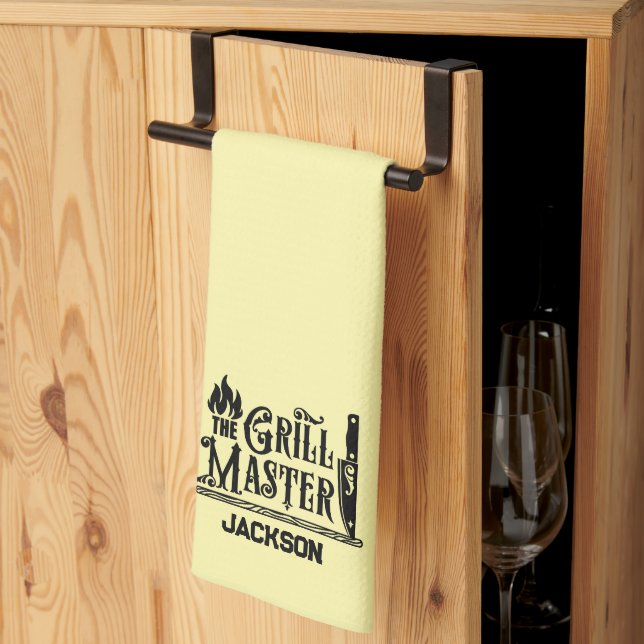 Grill Master Tea Towel (Thirds Fold)