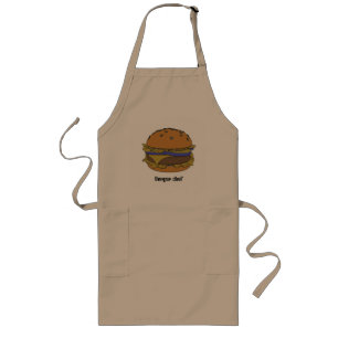 "Grill Master: The Legendary BURGER C Long Apron