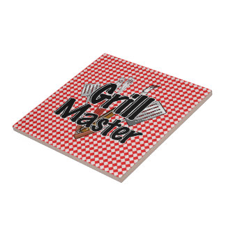 Grill Master with BBQ Tools & Picnic Table Tile
