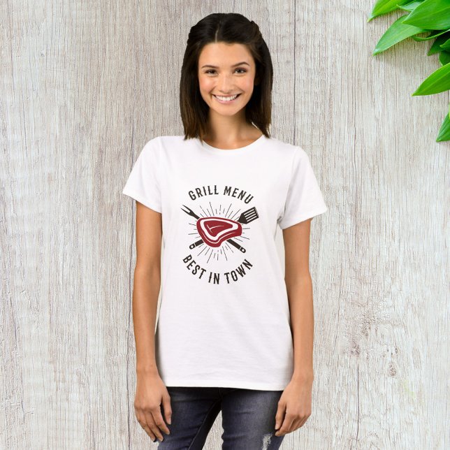 Grill Menu Best In Town T-Shirt (Creator Uploaded)