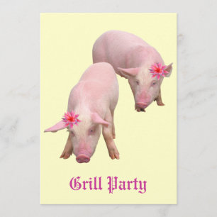 Grill Party Invitation