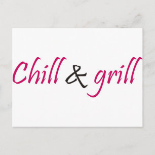 Grill Postcard