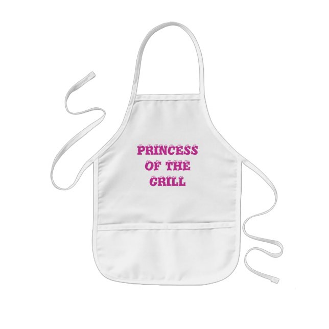 Grill Princess Fashion Design by Janz Kids Apron (Front)