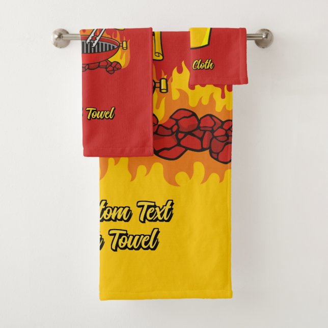Grill Queen Bath Towel Set (Insitu)