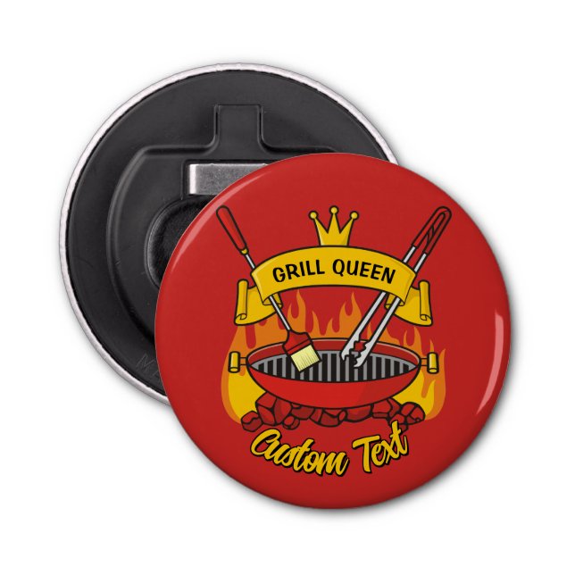 Grill Queen Bottle Opener (Front)