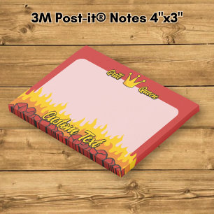 Grill Queen Crown Post-it Notes