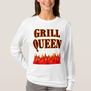 Grill Queen Funny BBQ Saying T-shirt