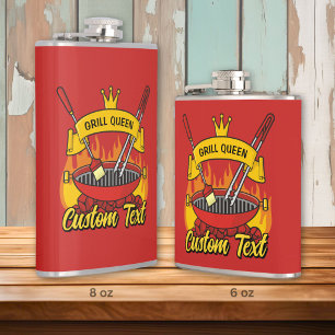 Grill Queen Hip Flask