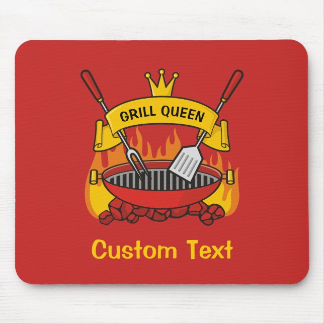 Grill Queen Mouse Mat (Front)