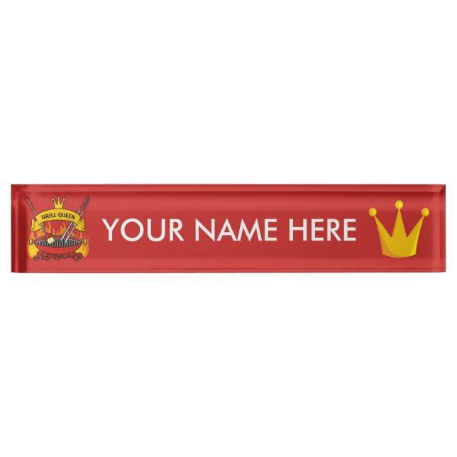 Grill Queen Nameplate (Front)