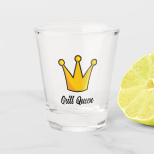Grill Queen Shot Glass