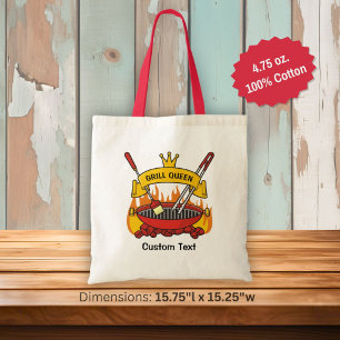 Grill Queen Tote Bag