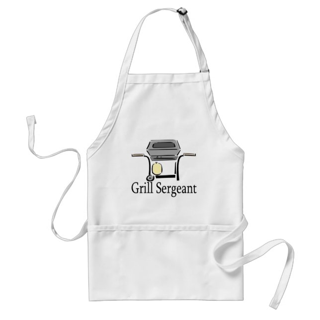 Grill Sergeant Aprons and Gifts. (Front)