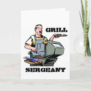 Grill Sergeant Father's Day Card